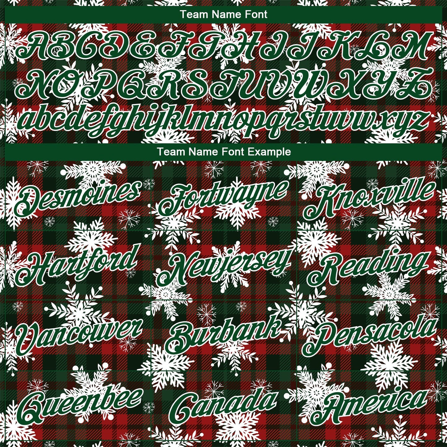 Custom Stitched Red Green-White 3D Christmas Plaid And Snow Sports Pullover Sweatshirt Hoodie